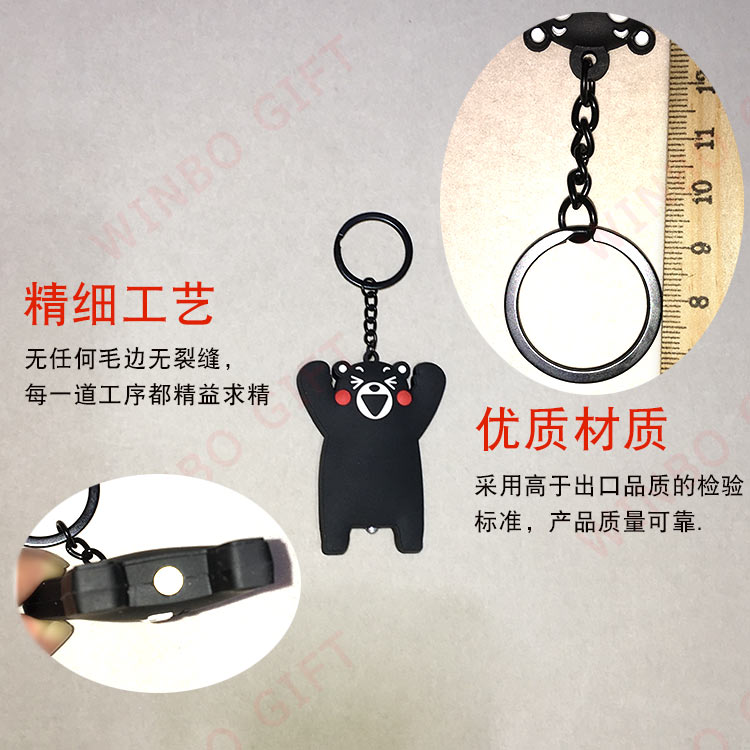 LED燈熊本熊鑰匙扣產品細節(jié)